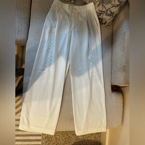 Zara Men's Crisp White Dress Pants